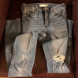 A&F super skinny high rise legging